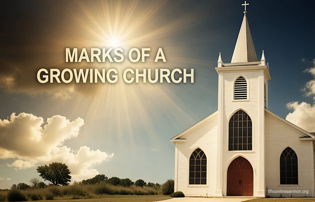 Marks And Signs Of A Growing Church