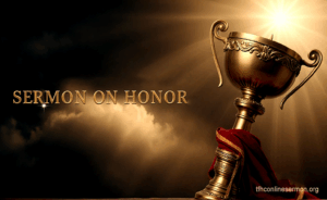 Sermon on honor