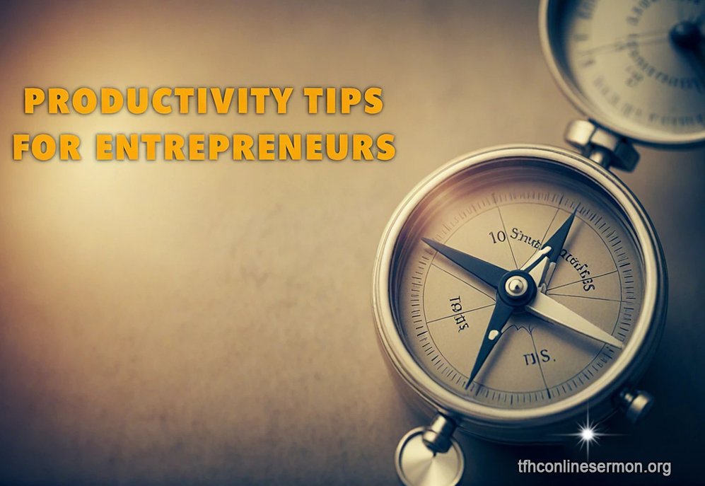 Productivity tips for entrepreneurs