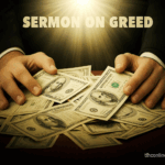 sermon on greed